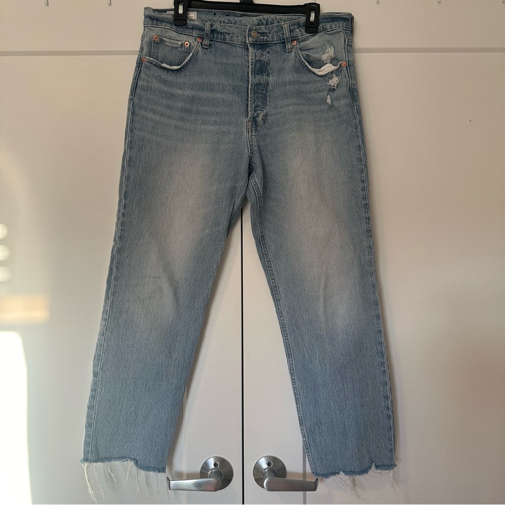 GAP Denim Cheeky Straight High Rise Jeans